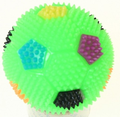 PELOTA DE GOMA BRILLANTE CON PINCHOS 7CM HIPO F924 HIPO